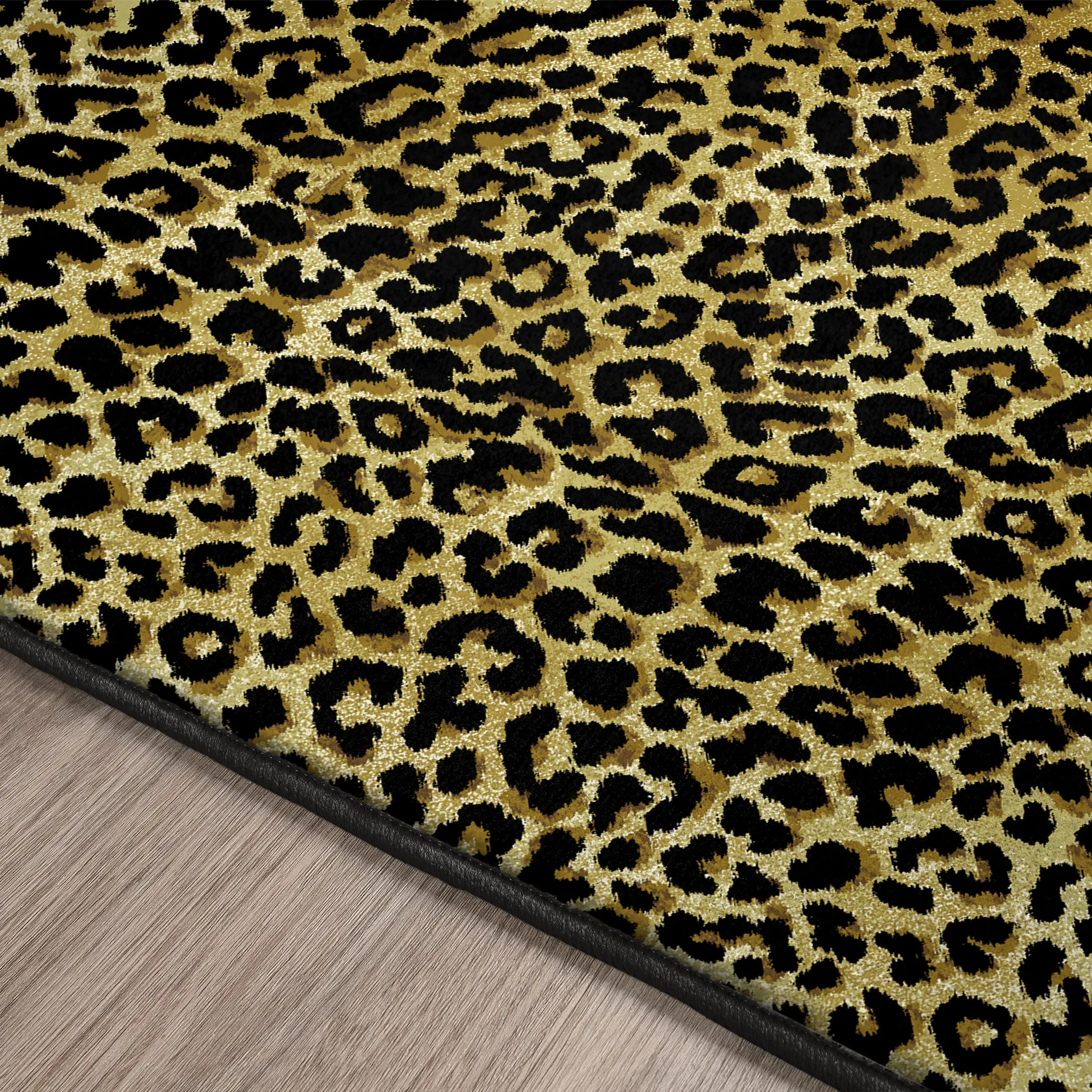 Akina Ultra-Soft Faux Fur Shag Rug with Animal Prints - Family & Pet Friendly, Easy Care Design