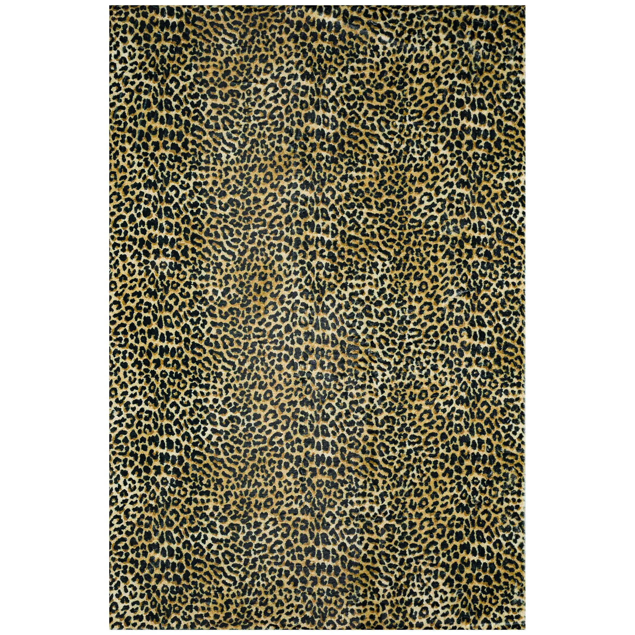 Akina Ultra-Soft Faux Fur Shag Rug with Animal Prints - Family & Pet Friendly, Easy Care Design