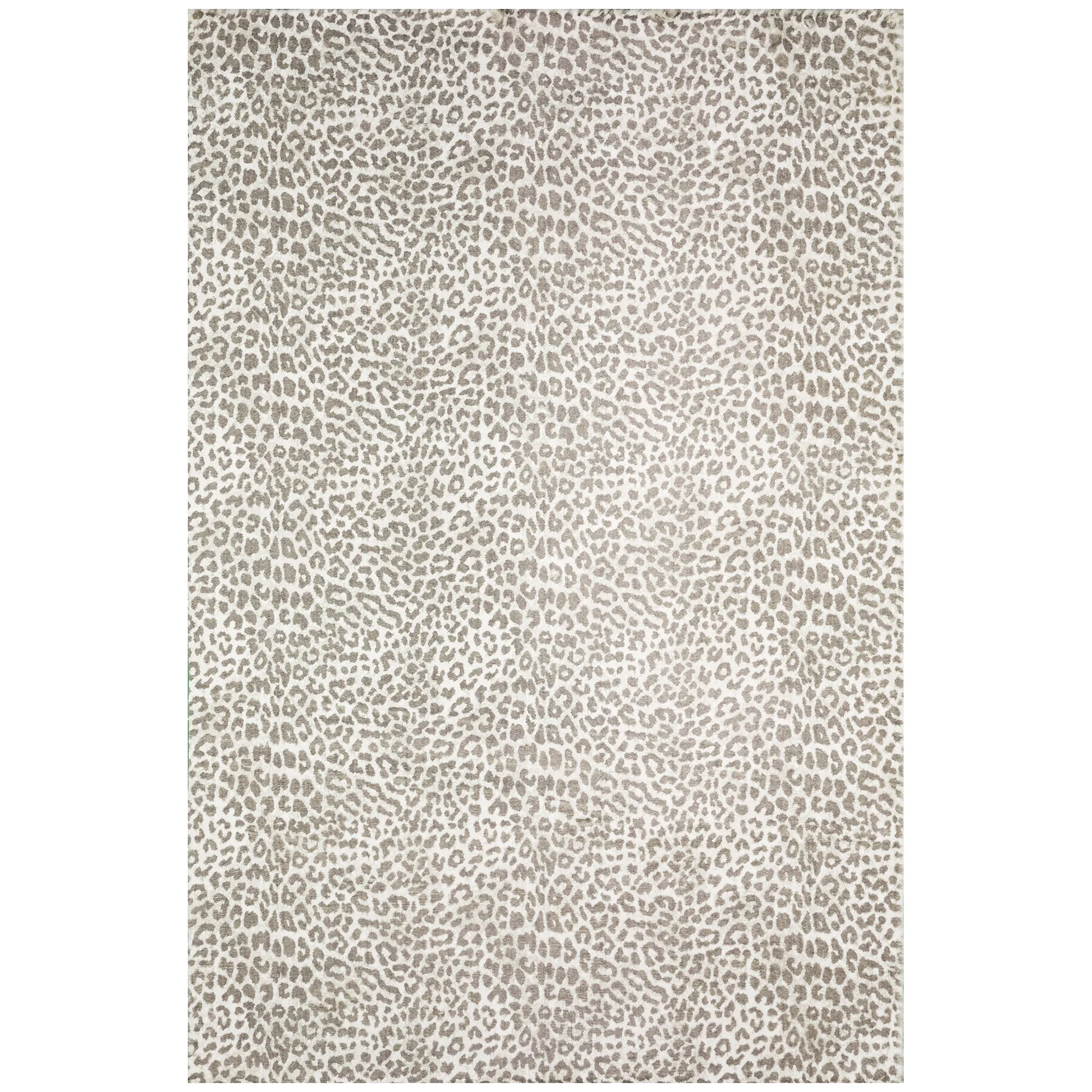 Akina Ultra-Soft Faux Fur Shag Rug with Animal Prints - Family & Pet Friendly, Easy Care Design