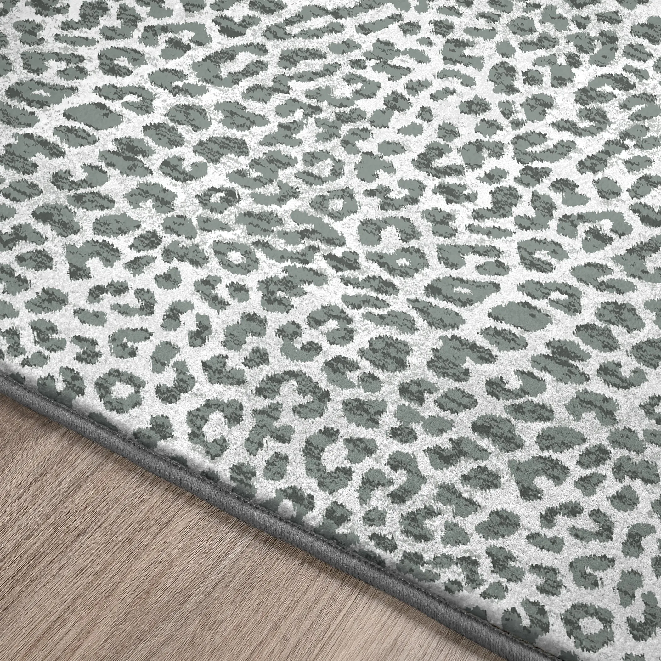 Akina Ultra-Soft Faux Fur Shag Rug with Animal Prints - Family & Pet Friendly, Easy Care Design
