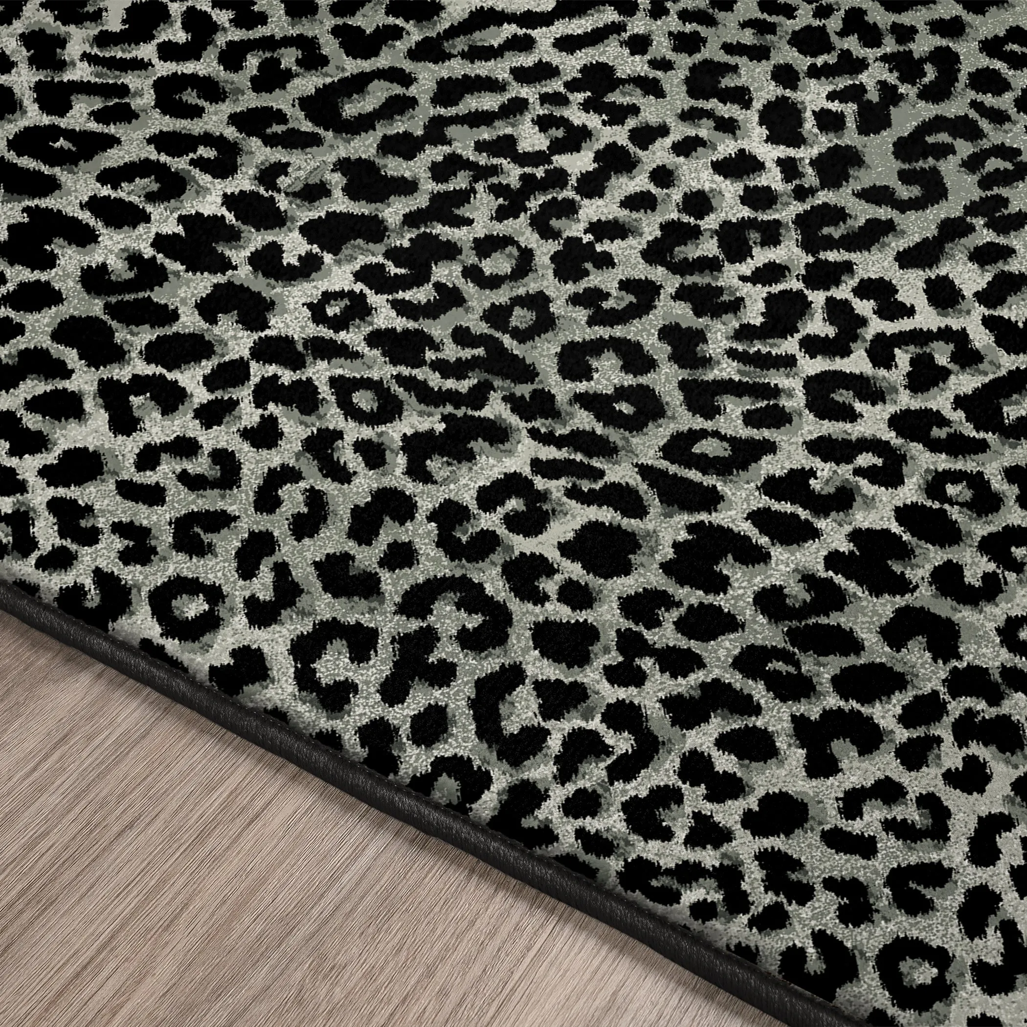 Akina Ultra-Soft Faux Fur Shag Rug with Animal Prints - Family & Pet Friendly, Easy Care Design