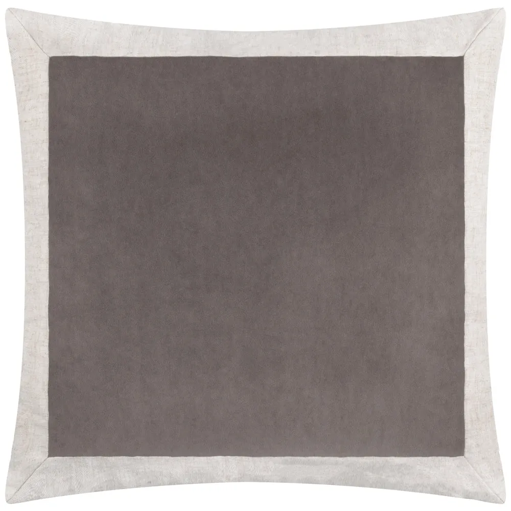 Auden Matte Velvet Cushion Taupe