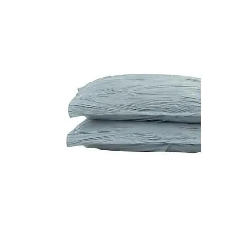 Berkshire Life Pleated Wave 3-piece Blue Comforter Set - Queen