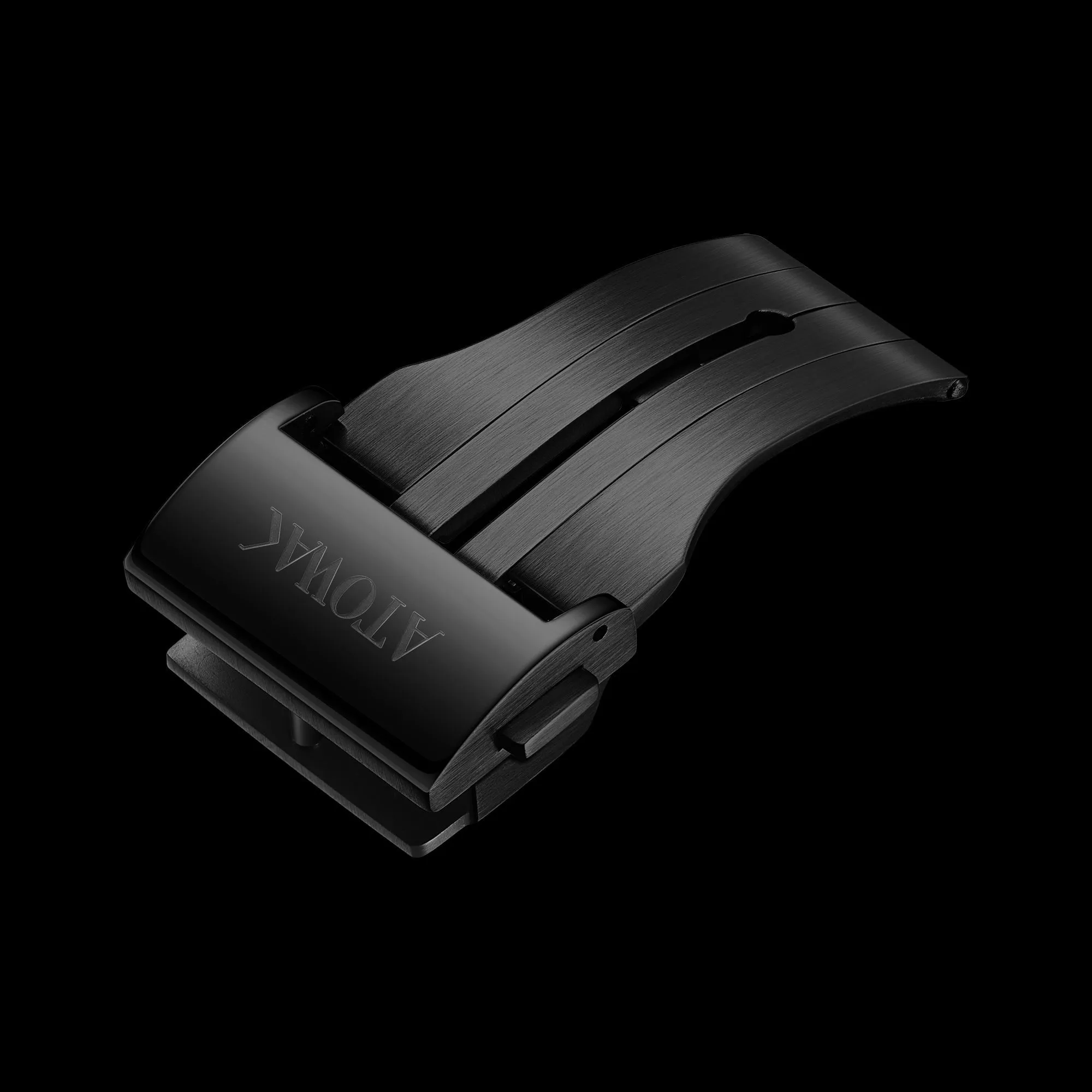 Black FKM Rubber Strap with Black Buckle for Spaceship