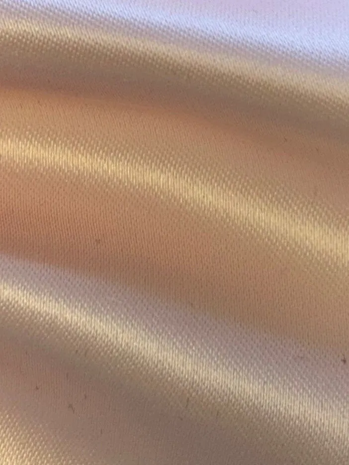 Blush Pink Polyester Satin - Contessa