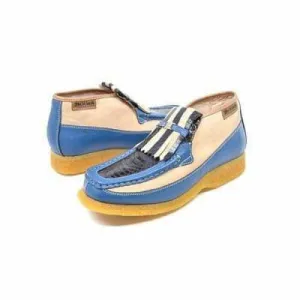 British Walkers Apollo 2 Men's Beige and Blue Snake Skin