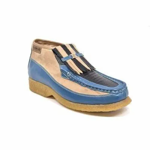 British Walkers Apollo 2 Men's Beige and Blue Snake Skin