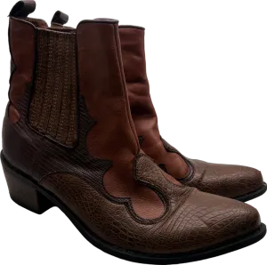 coconuts Brown Western Cowboy Boot UK 6 EU 39