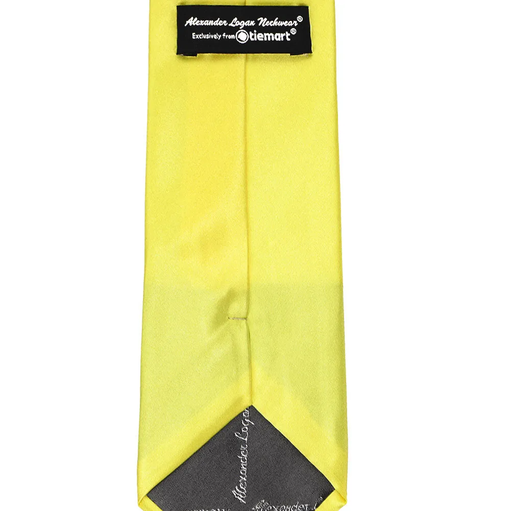 Daffodil Yellow Solid Color Necktie