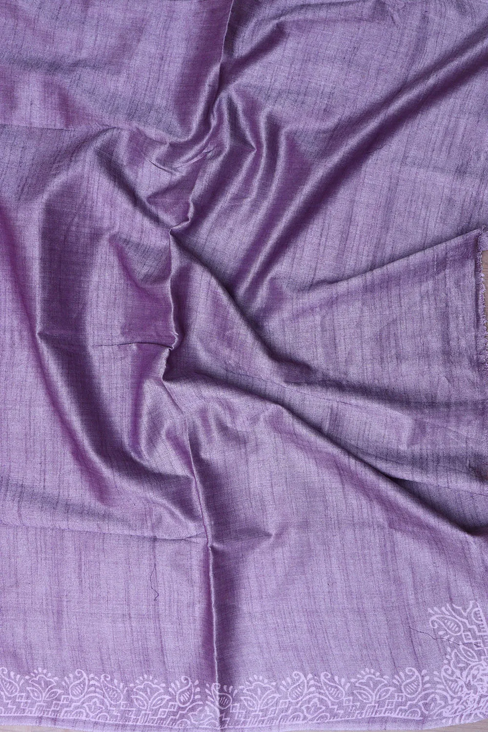 Elegant Purple Bhagalpur Silk Saree