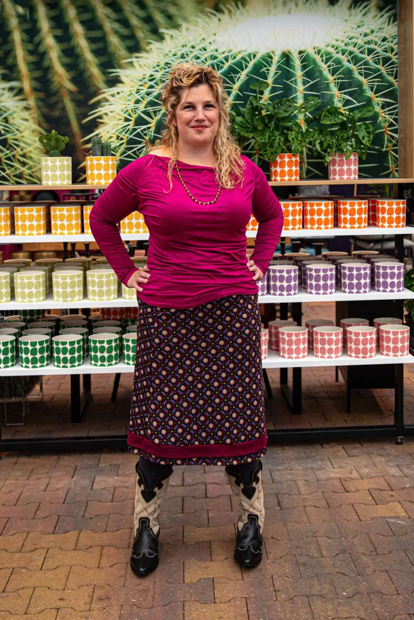Elvira skirt - purple explosion