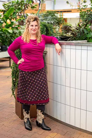 Elvira skirt - purple explosion