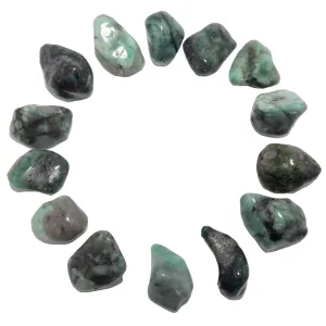 Emerald Tumbled Stone Royal Crystal