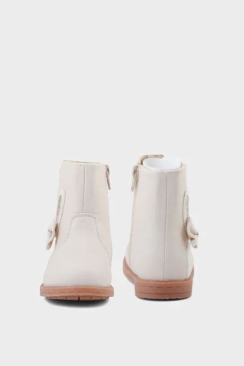 Girls Formal Boots Q10015-Beige