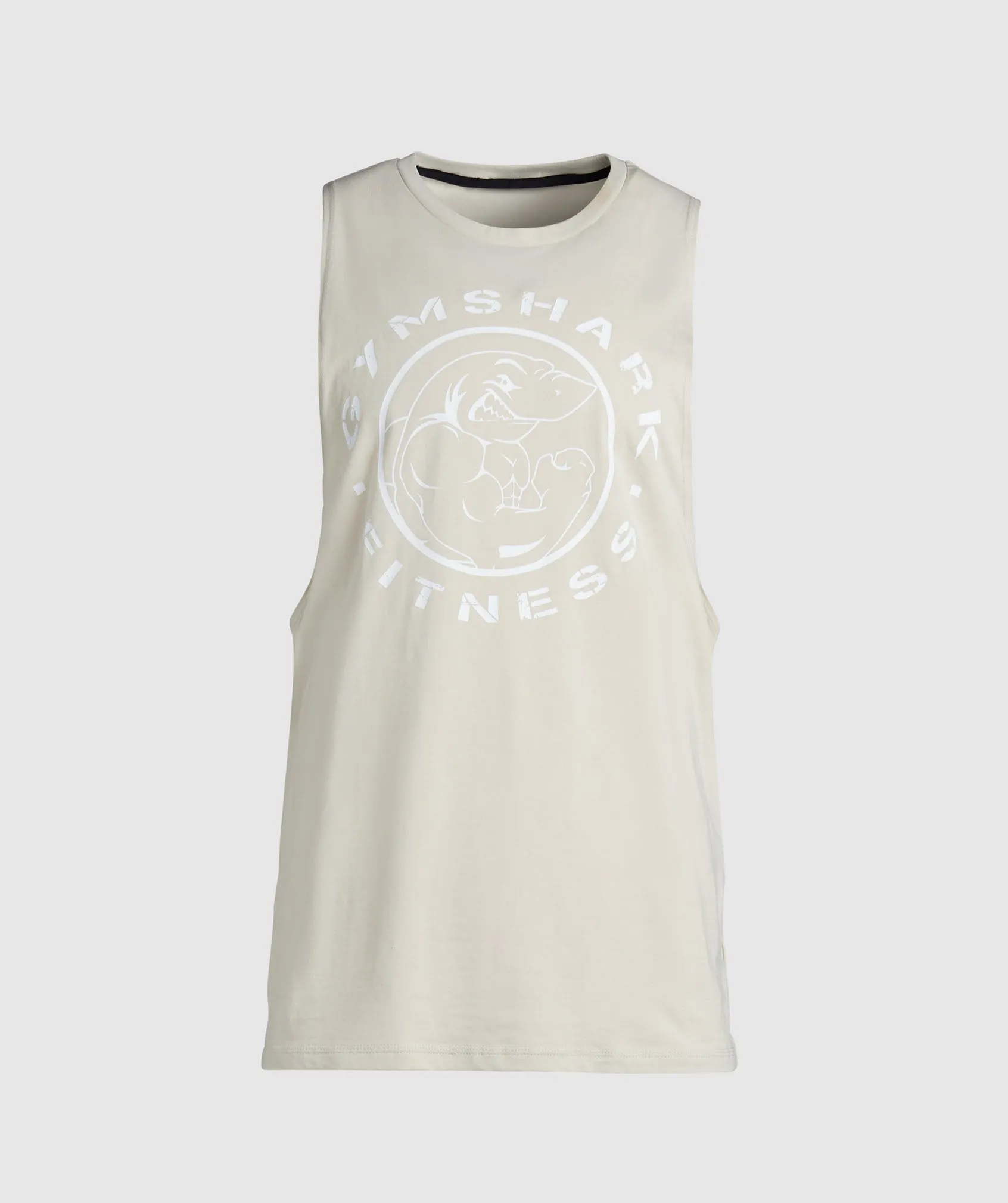 Gymshark Legacy Drop Arm Tank - Pebble Grey