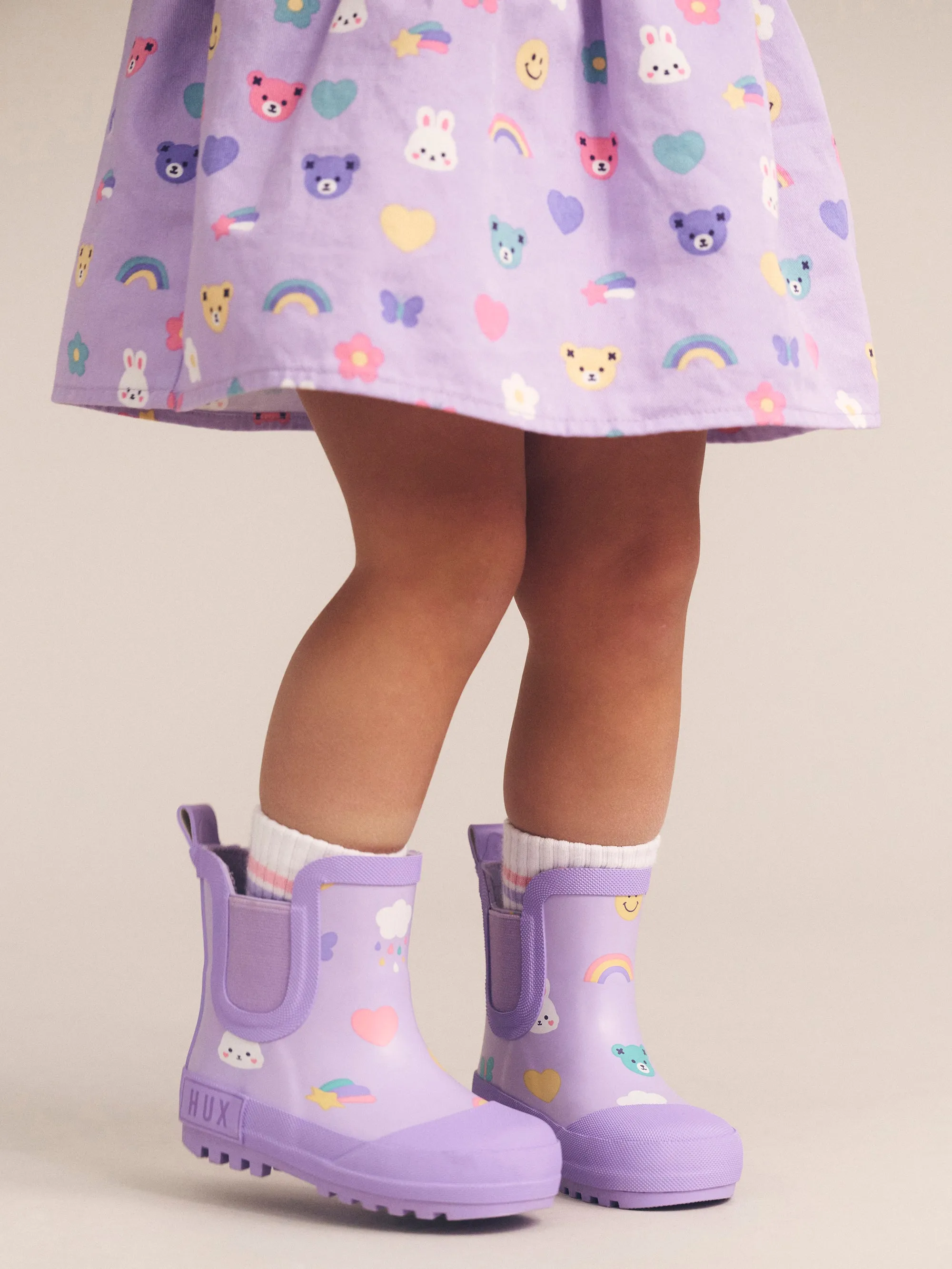 Huxbaby Hux Emoji Rainboot