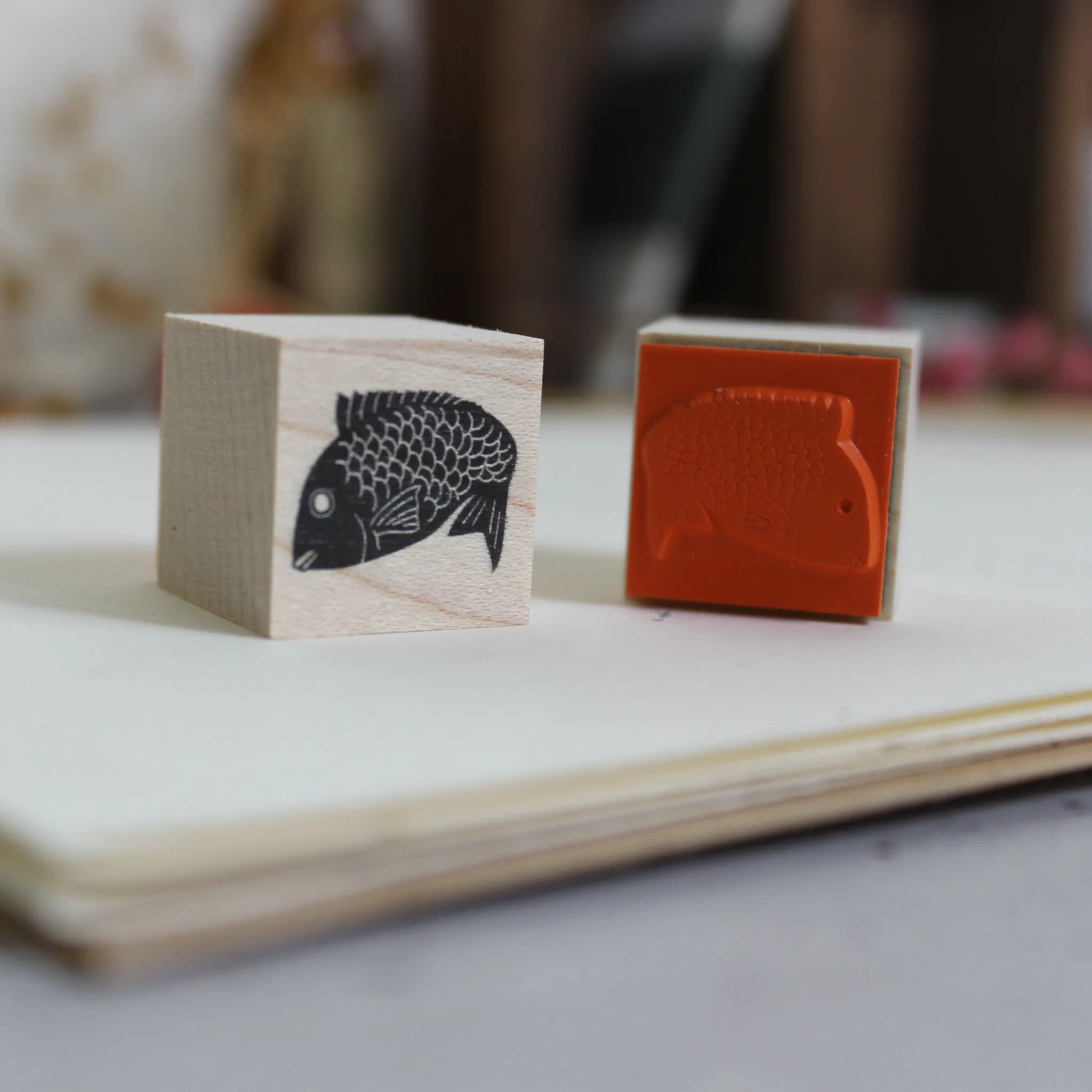 Japanese Rubber Stamp : Sea Bream Fish