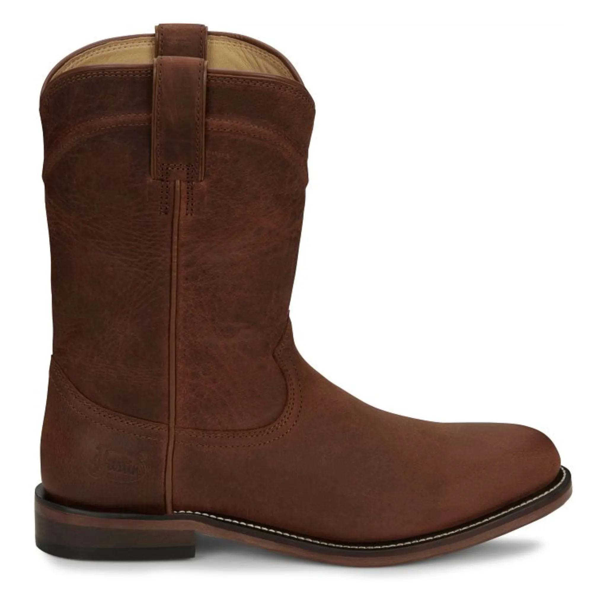 JUSTIN MEN'S BRASWELL 10" ROPER WESTERN BOOT - RP3740