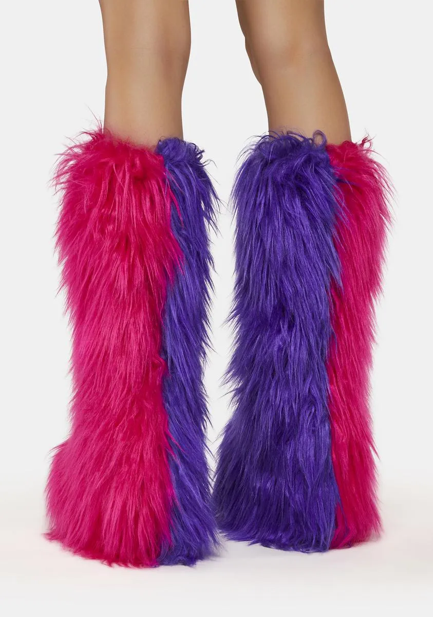 Liquid Rhythm Faux Fur Boots