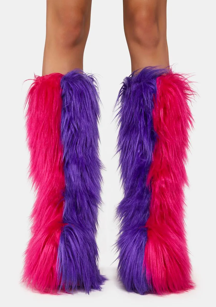 Liquid Rhythm Faux Fur Boots