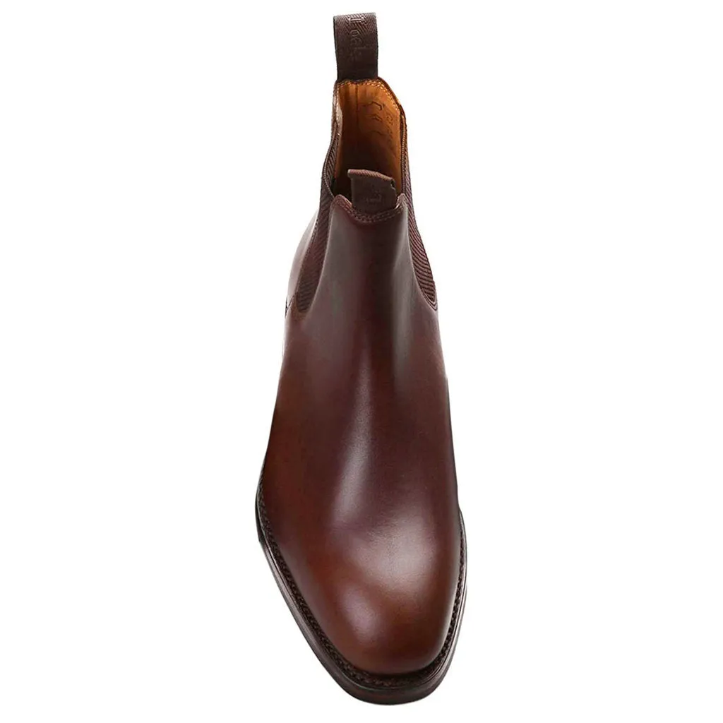 Loake Mens Boots Chatsworth Casual Slip-On Chelsea Ankle Waxy Leather - UK 8.5