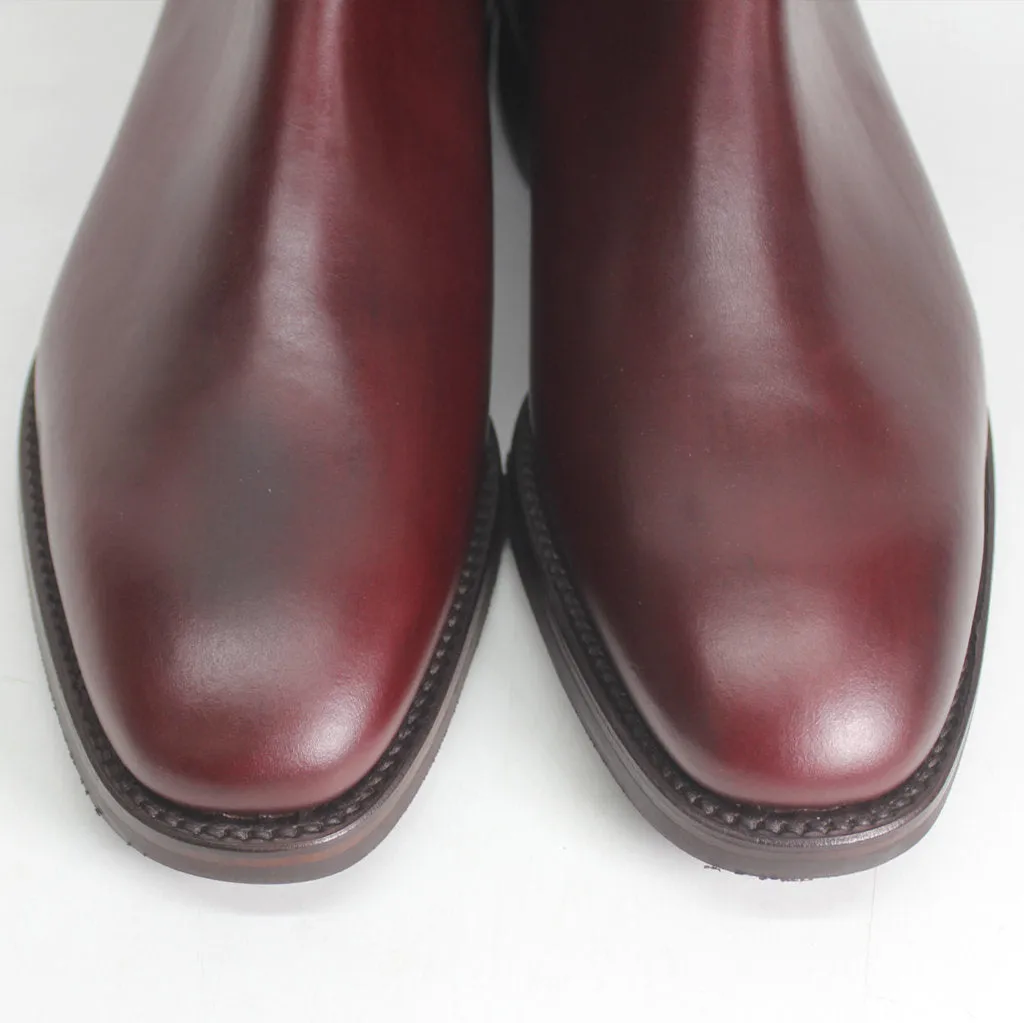 Loake Mens Boots Chatsworth Casual Slip-On Chelsea Ankle Waxy Leather - UK 8.5