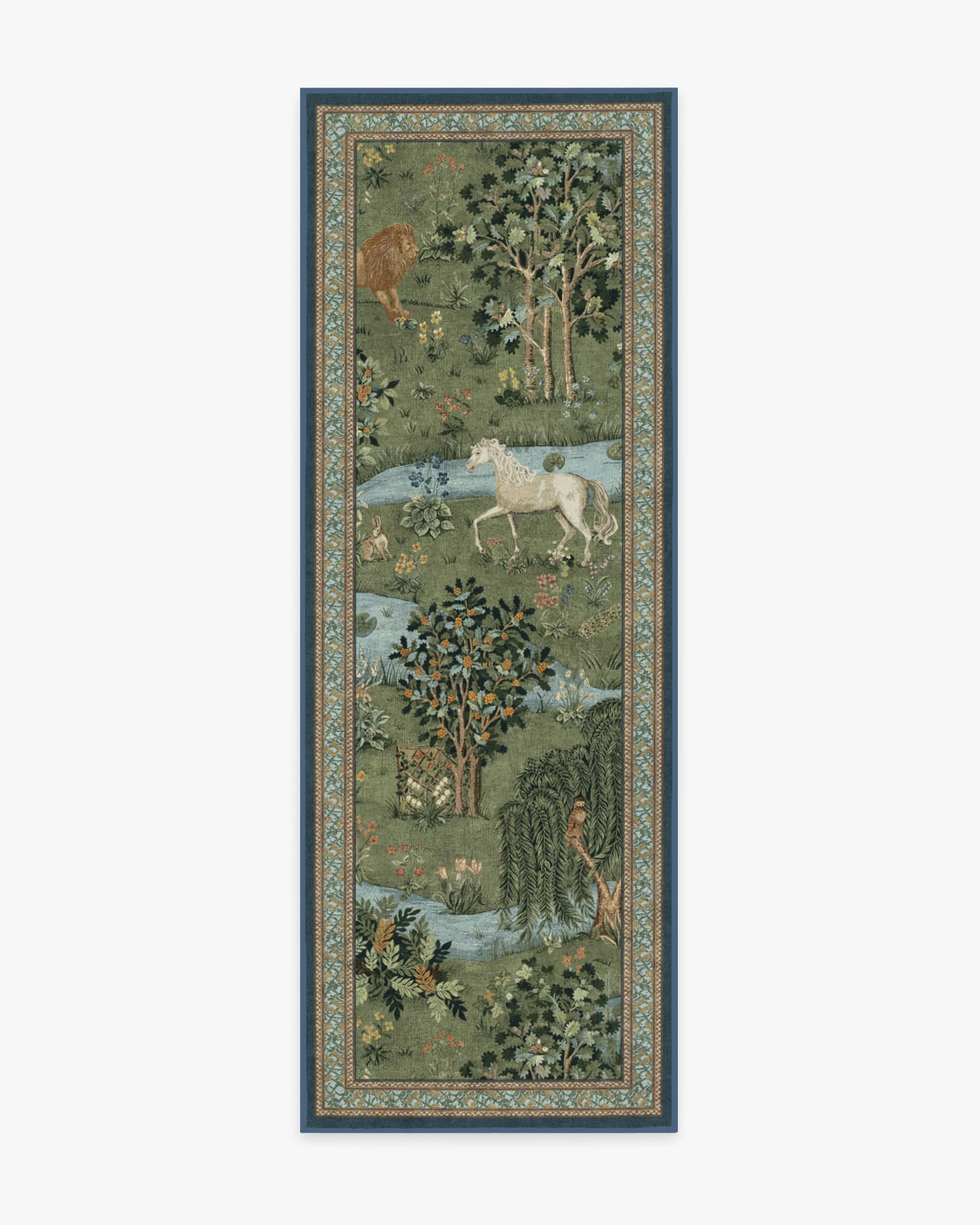 Morris & Co. Owl & Willow Green Rug