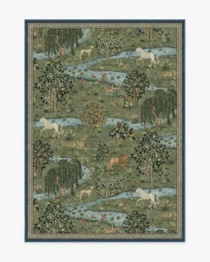 Morris & Co. Owl & Willow Green Rug