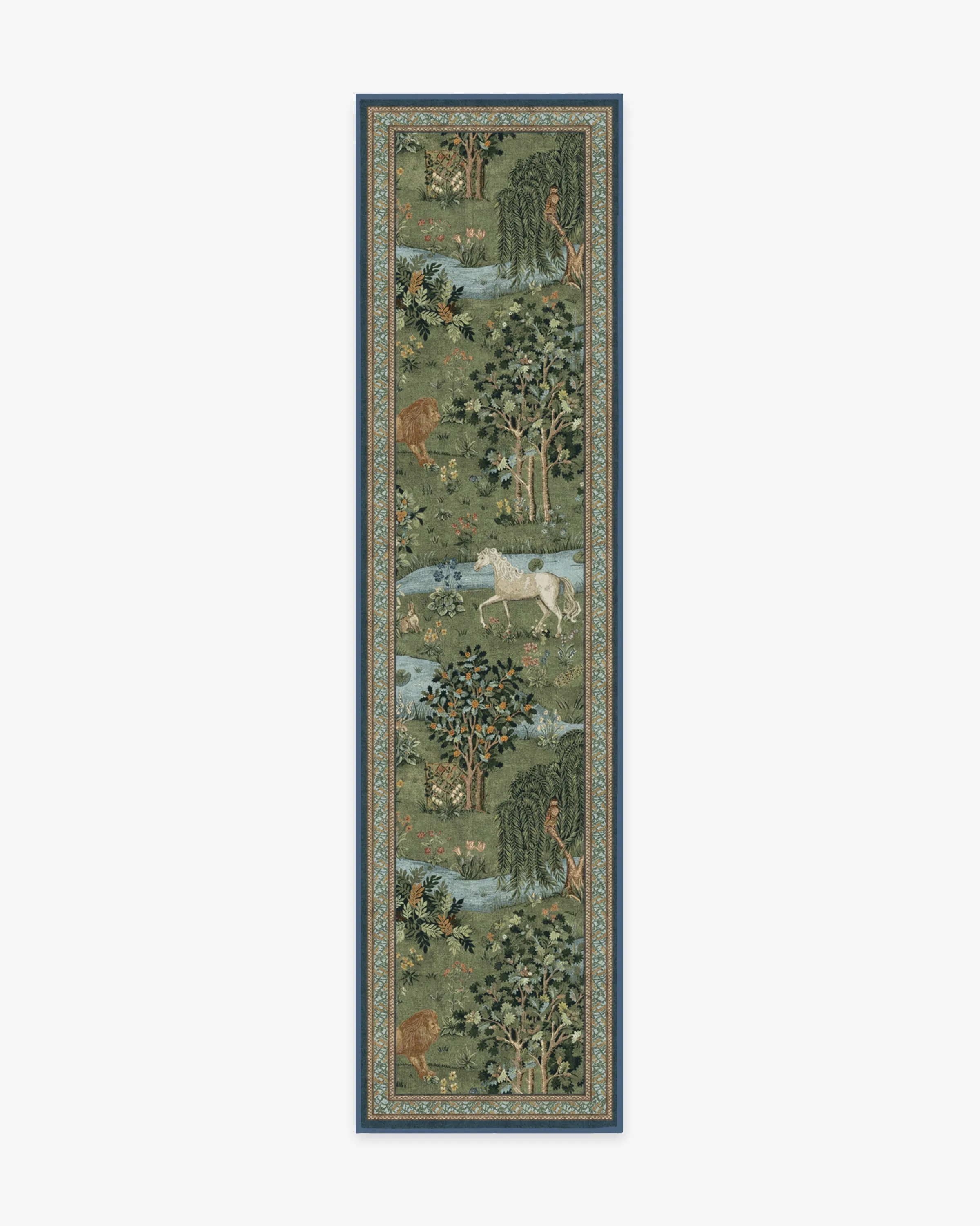 Morris & Co. Owl & Willow Green Rug