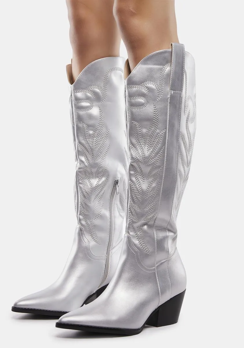 Need Some Space Knee-High Boots