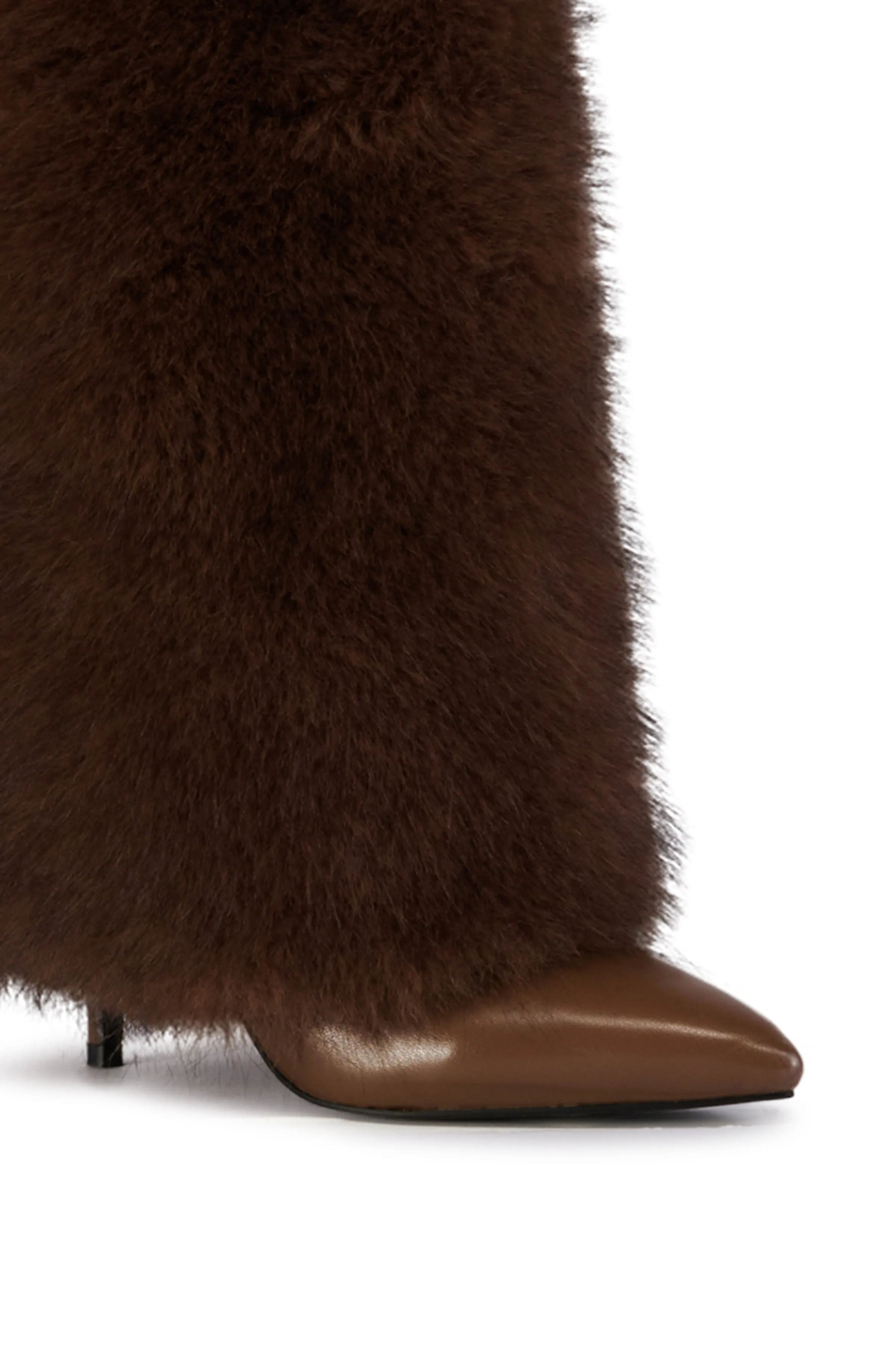 OMERA-BROWN STILETTO BOOT
