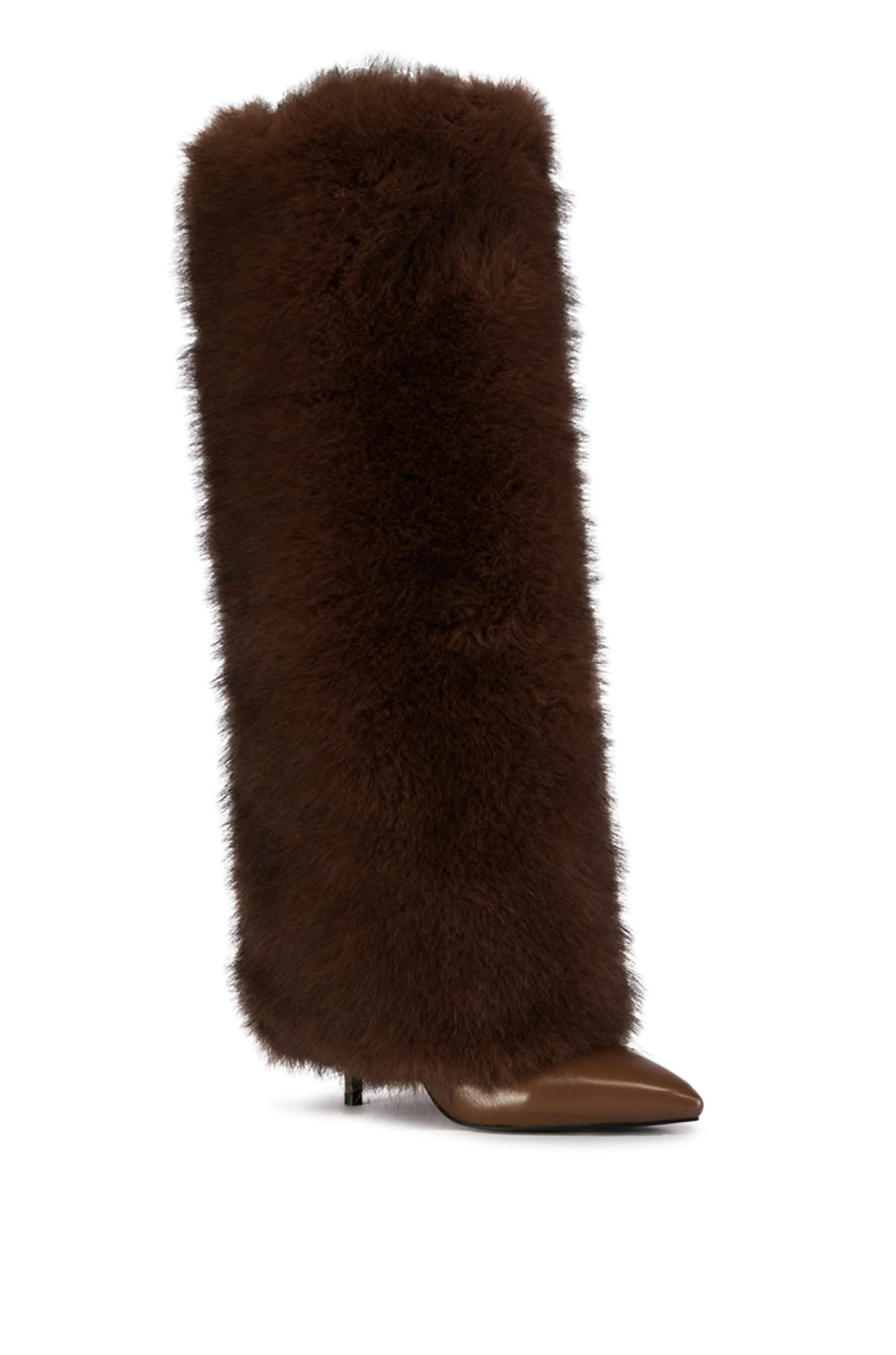 OMERA-BROWN STILETTO BOOT
