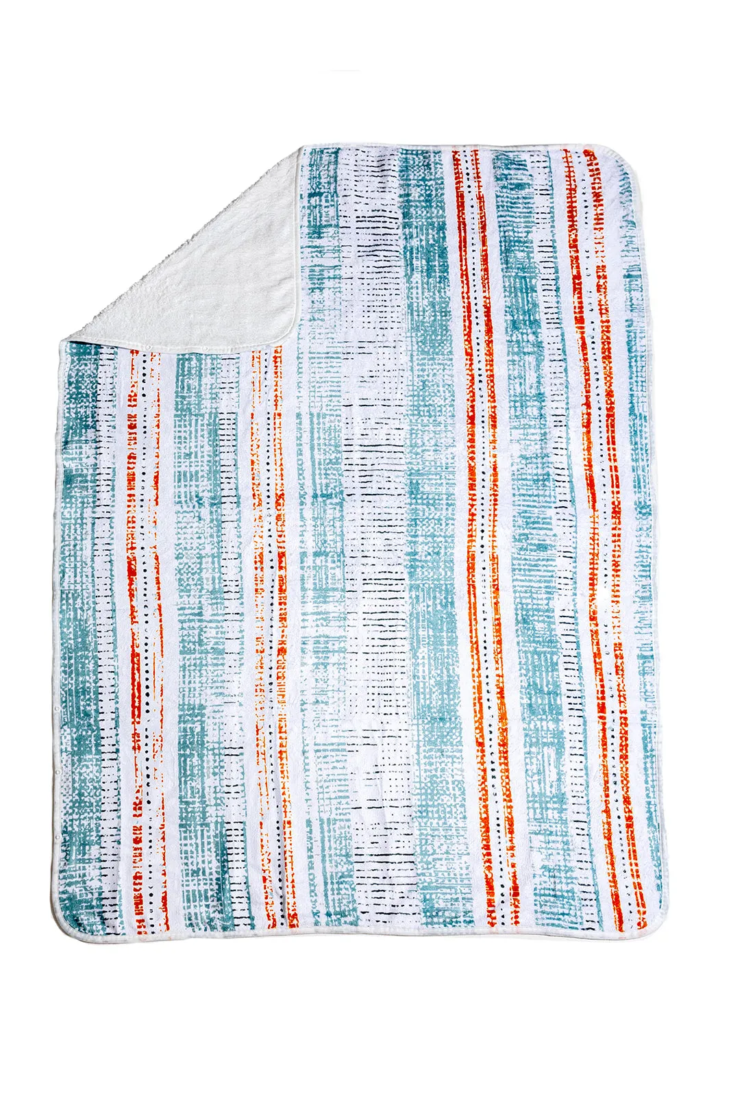 Orange Fleece Blanket, Large