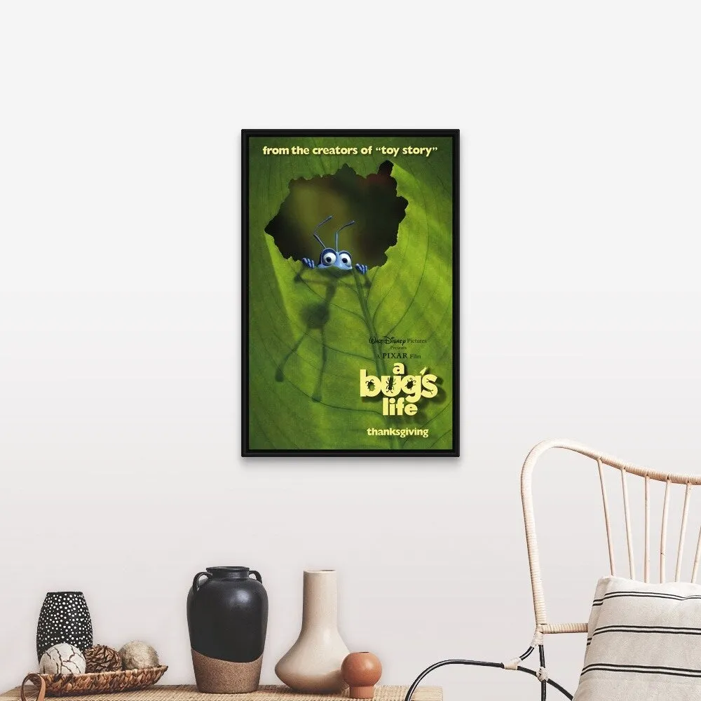 "A Bugs Life (1998)" Black Float Frame Canvas Art