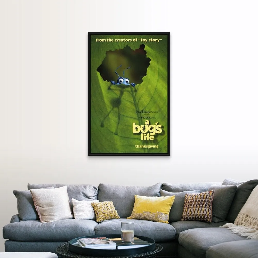 "A Bugs Life (1998)" Black Float Frame Canvas Art