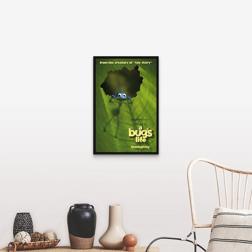 "A Bugs Life (1998)" Black Float Frame Canvas Art