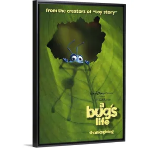 "A Bugs Life (1998)" Black Float Frame Canvas Art