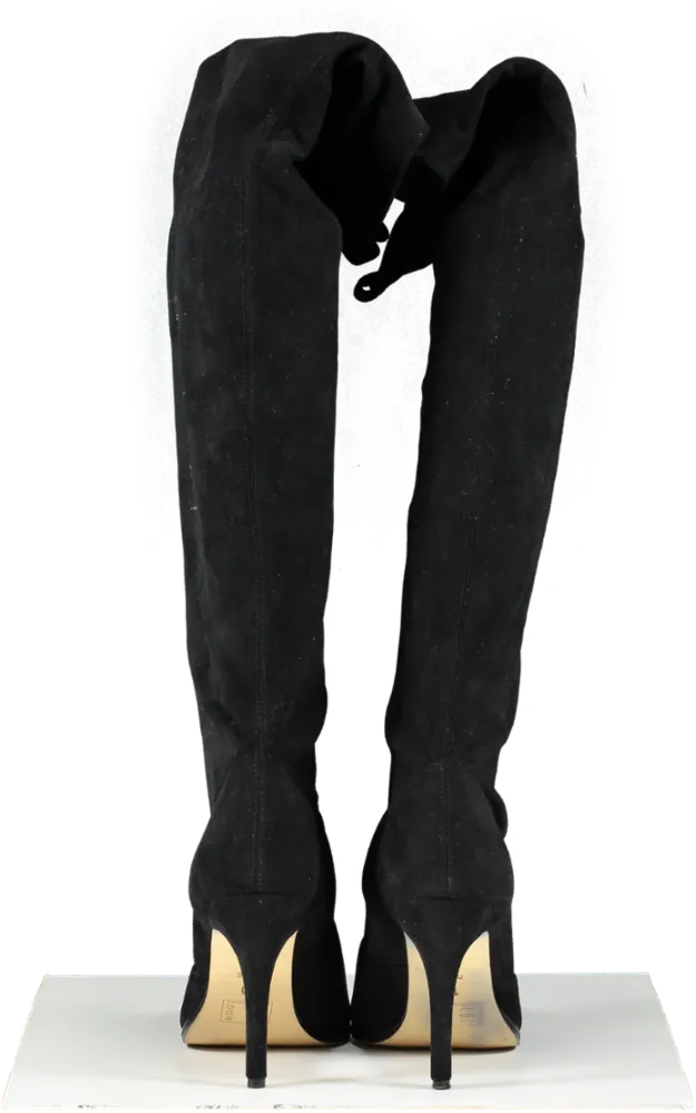 Raye Black Over The Knee Boot UK 8 EU 41 👠