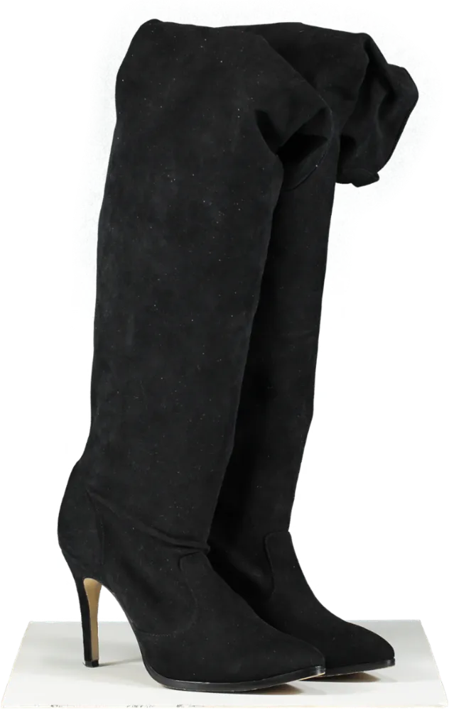 Raye Black Over The Knee Boot UK 8 EU 41 👠