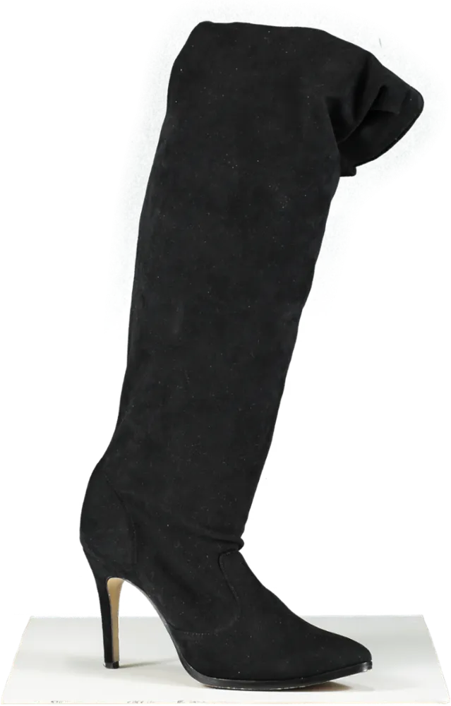 Raye Black Over The Knee Boot UK 8 EU 41 👠