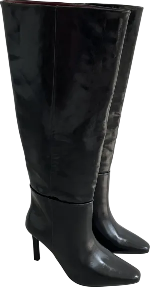 River Island Black Over The Knee Boots UK 6 EU 39 👠