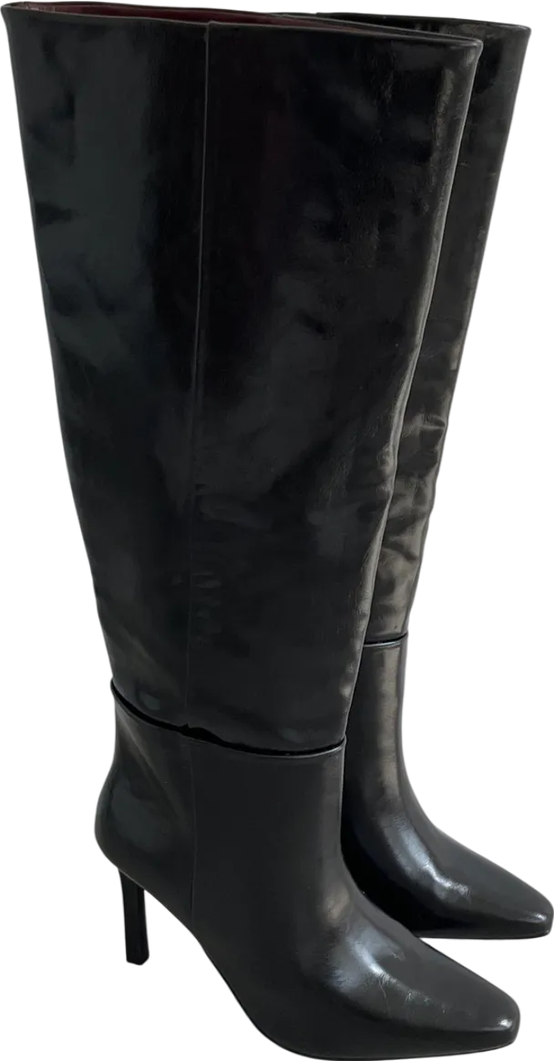 River Island Black Over The Knee Boots UK 6 EU 39 👠