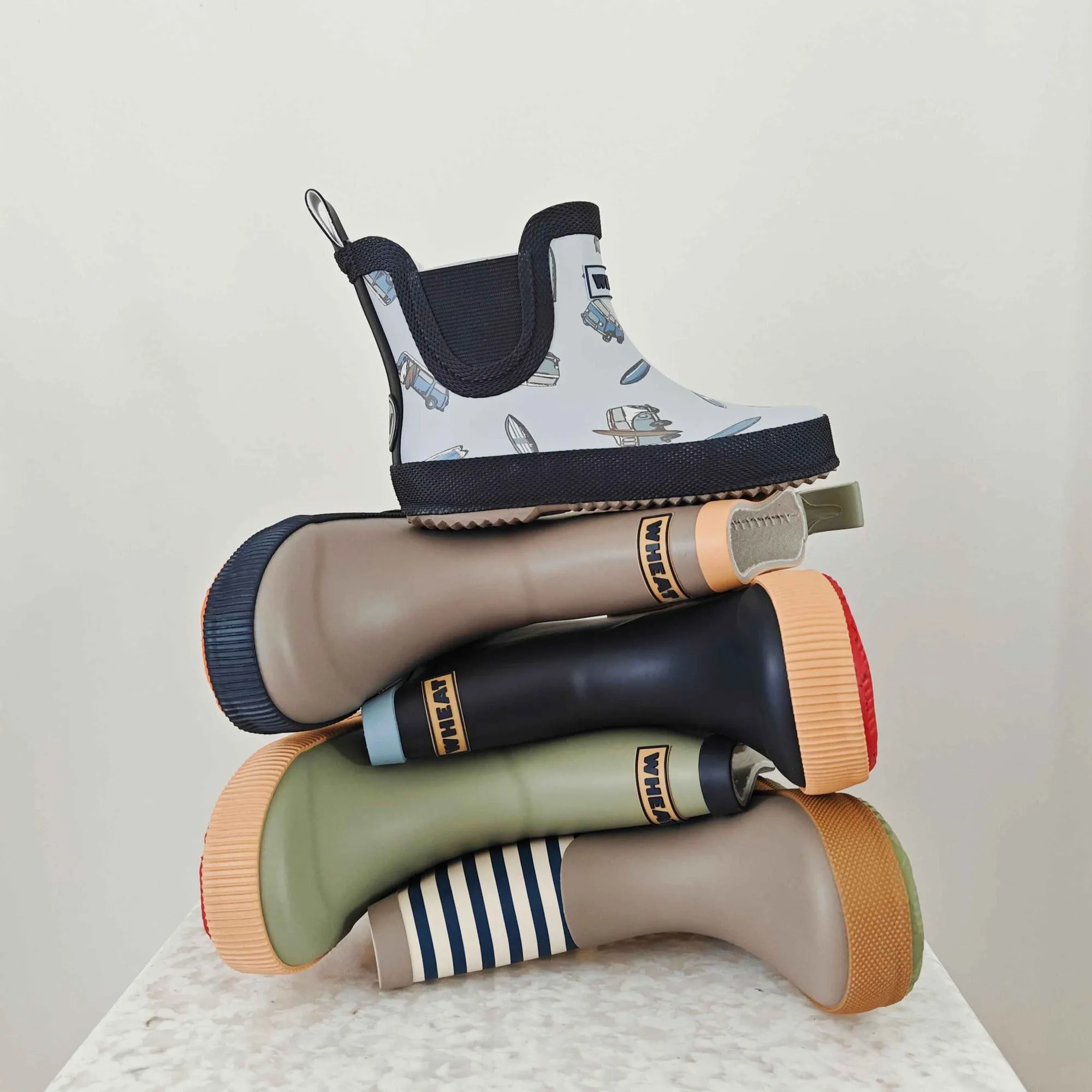 Rubber Boot Welly - beige