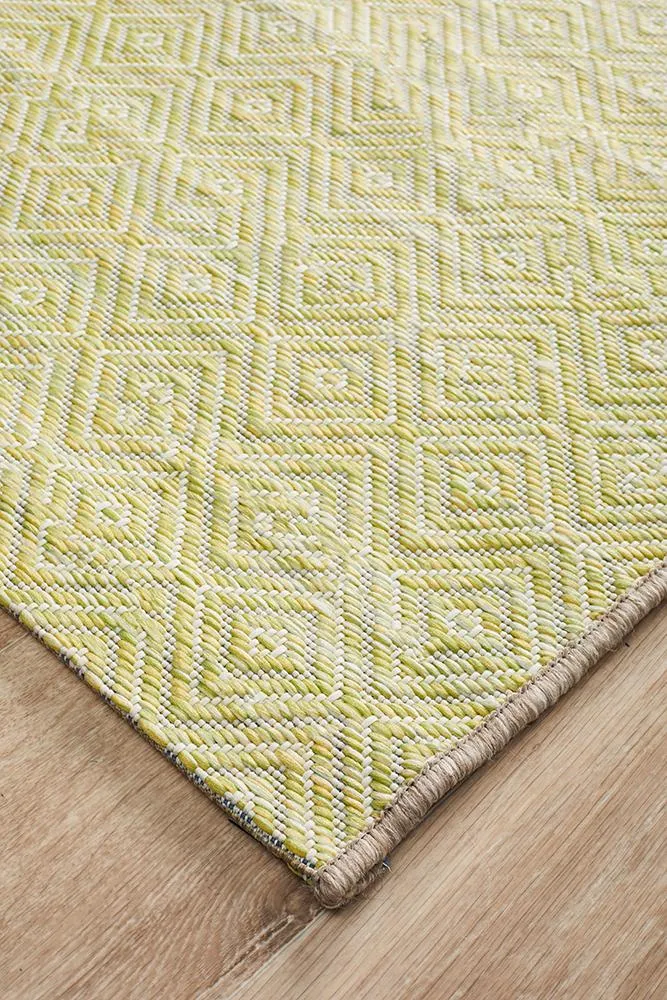 Rug Culture Terrace 5500 Green Runner Rug