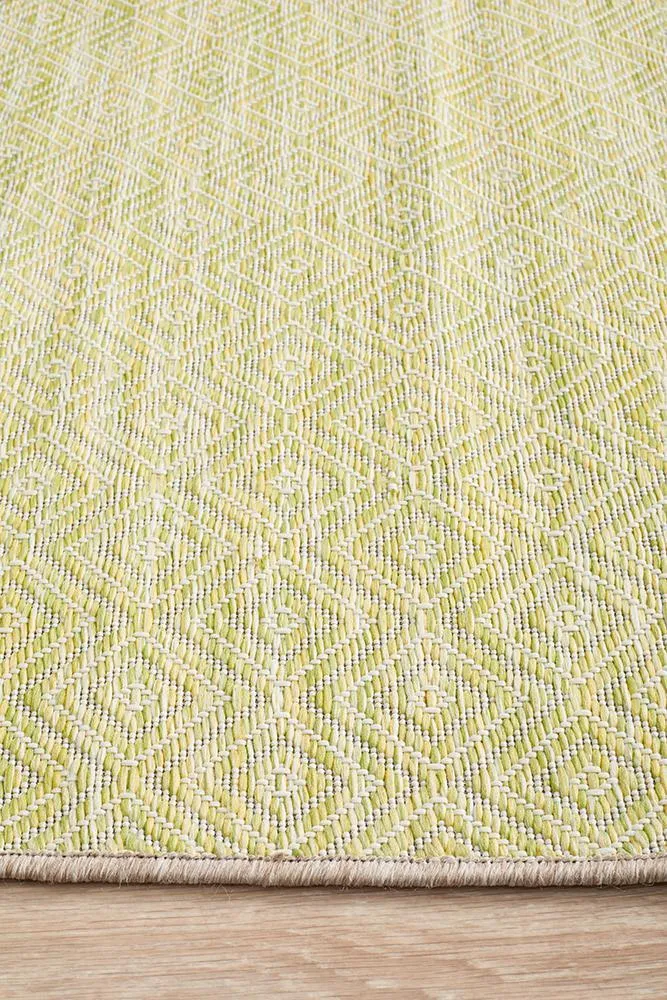 Rug Culture Terrace 5500 Green Runner Rug