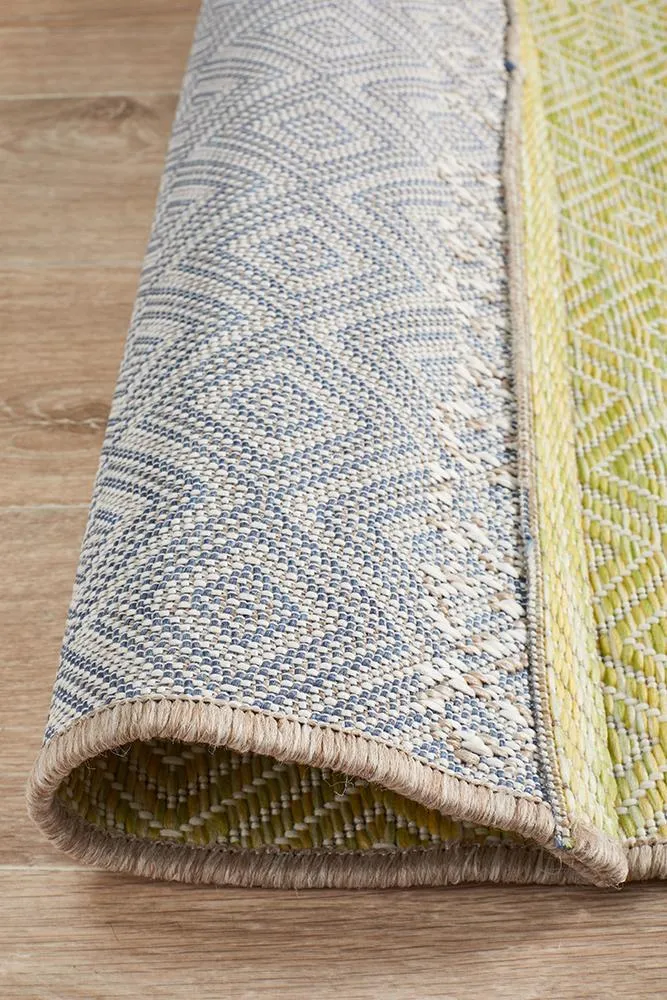 Rug Culture Terrace 5500 Green Runner Rug