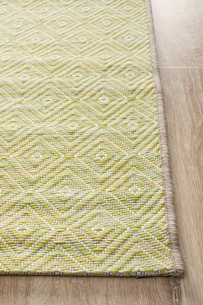 Rug Culture Terrace 5500 Green Runner Rug