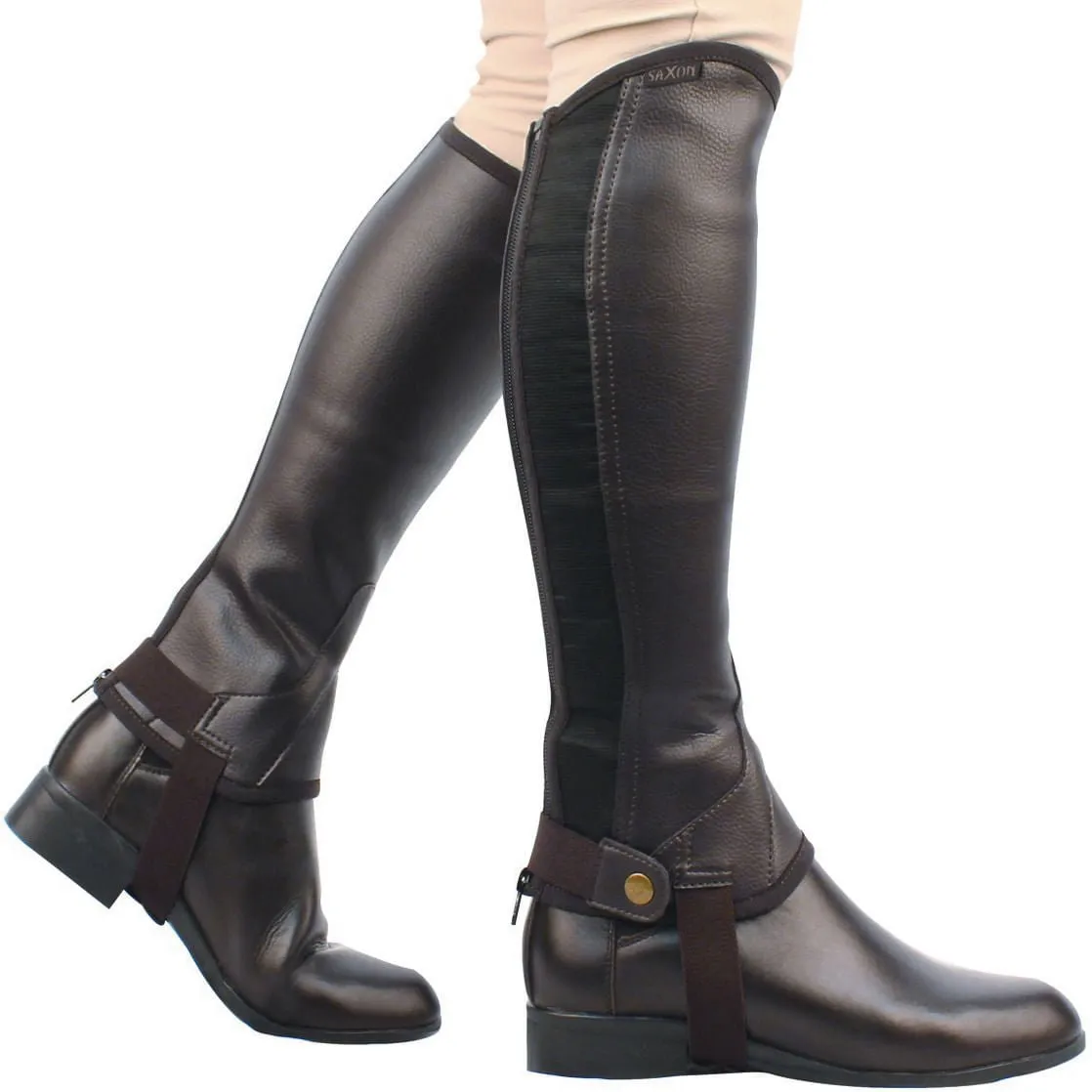 Saxon Easy-Care Women's Half Chaps, pair