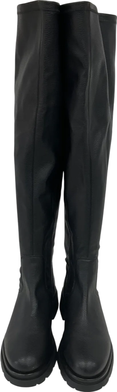 SimplyBe Black Curve Wide Fit Gretel Stretch Over The Knee UK 9 EU 42 👠