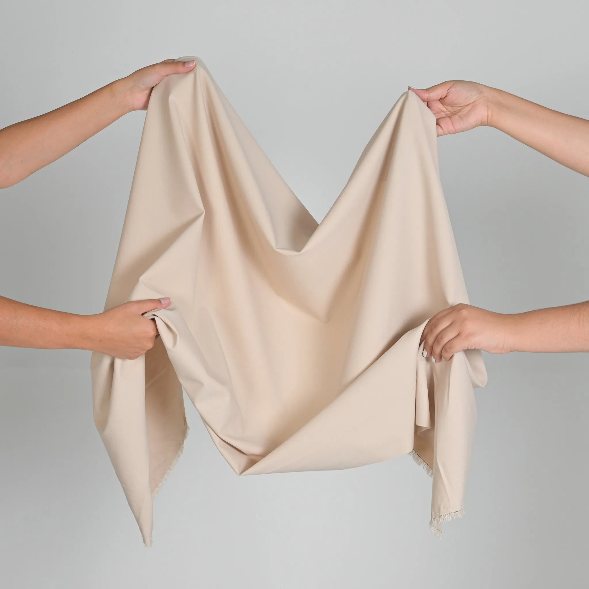 Tan Crepe Fabric 3993